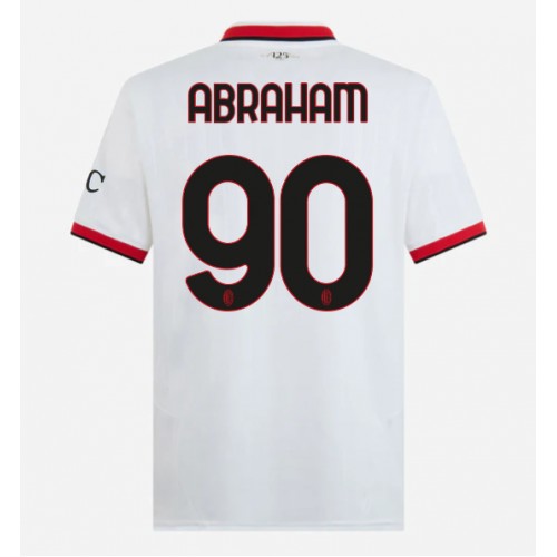 Pánský Fotbalový dres AC Milan Tammy Abraham #90 2024-25 Venkovní Krátký Rukáv